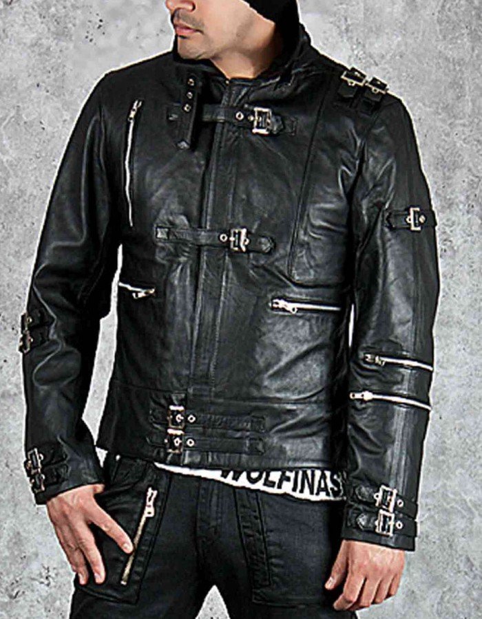 Bad Michael Jackson Black Leather Jacket