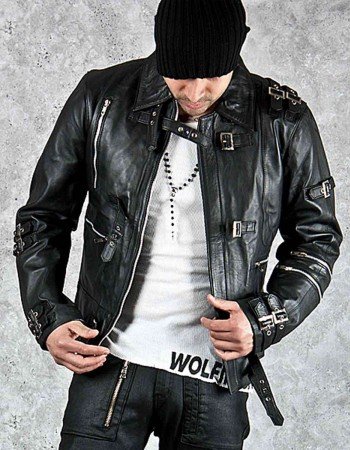  Bad Michael Jackson Black Leather Jacket