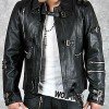 Bad Michael Jackson Black Leather Jacket