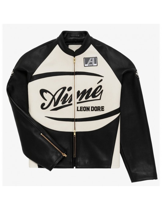 LeBron James Black Leather Jacket