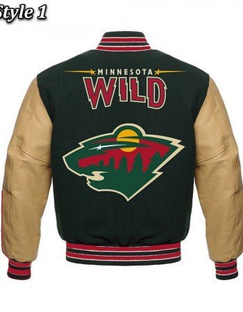 Minnesota Wild Classic Varsity Jacket