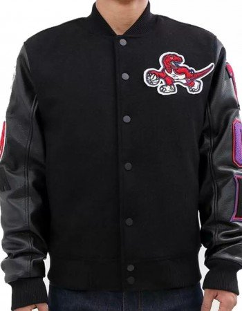  Toronto Raptors Black Varsity Jacket
