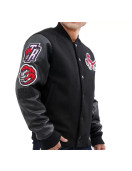 Toronto Raptors Black Varsity Jacket