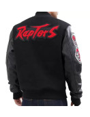 Toronto Raptors Black Varsity Jacket