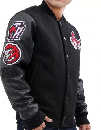  Toronto Raptors Black Varsity Jacket