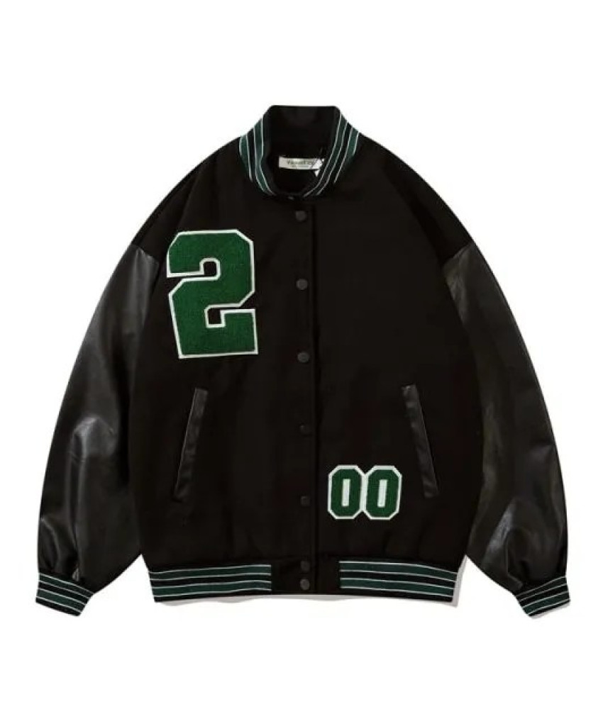 Bomber Varsity Jackets - Embroidered Varsity Jacket, Black –  Thepowerofwordsbrand