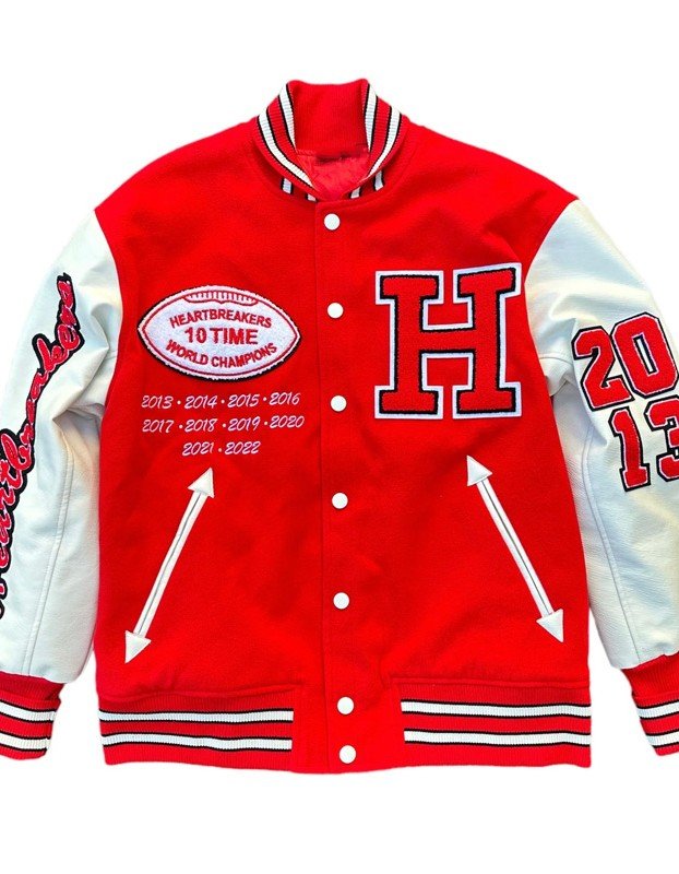 10 Time World Champions Heart Breaker Varsity Jacket