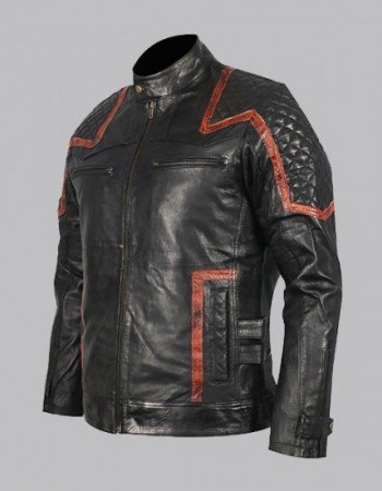 101 Vintage Distressed Motor Biker Real Leather Jacket