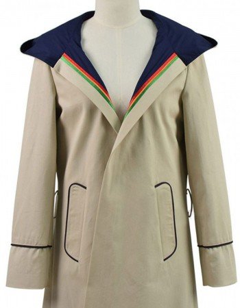 13th Doctor Who White Cotton Coat
