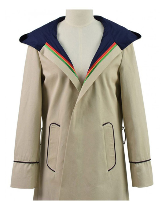 13th Doctor Who White Cotton Coat