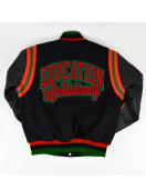 1619 Freedom School Motto 2.0 Varsity Jacket