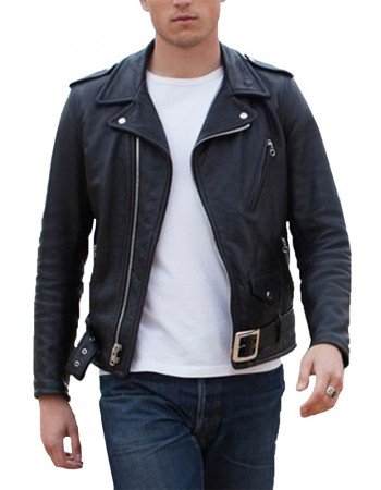 1950s Motorcycle Black Leather Jacket