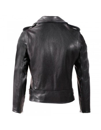 1950s Motorcycle Black Leather Jacket