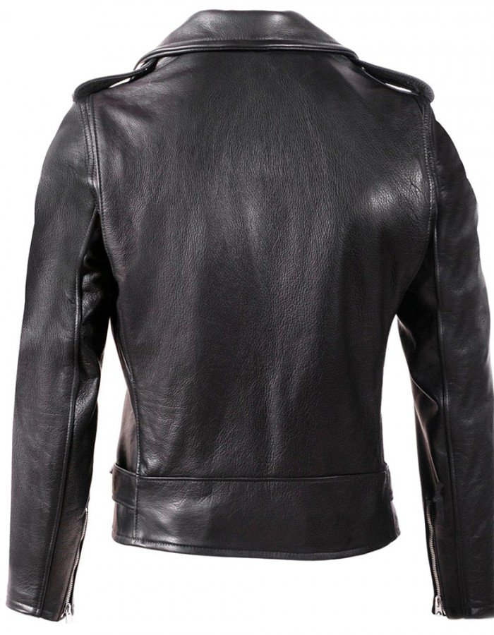 1950s Motorcycle Black Leather Jacket