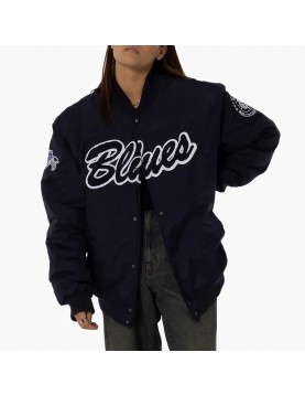  1995 Carlton Blues Script Bomber Jacket
