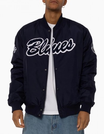  1995 Carlton Blues Script Bomber Jacket