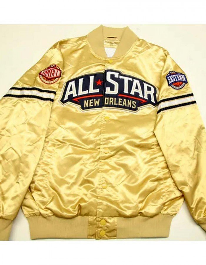 2014 All Star Game New Orlean Satin Jacket