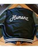 23 Humanz Black Varsity Letterman Jacket
