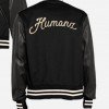23 Humanz Black Varsity Letterman Jacket