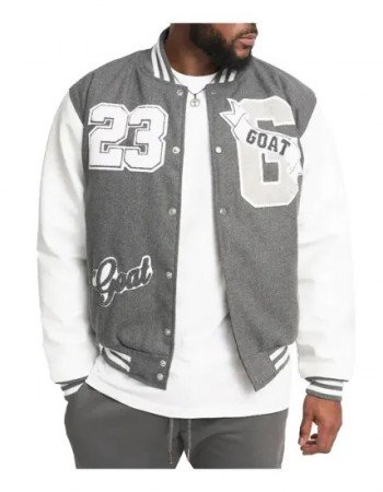 23 Goat Gray Varsity Jacket
