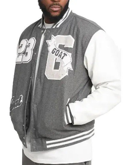 23 Goat Gray Varsity Jacket