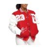 23 Goat Red Varsity Jacket
