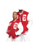 23 Goat Red Varsity Jacket
