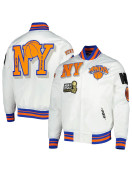 2x Finals Champions Mash Up Capsule New York Knicks White Jacket