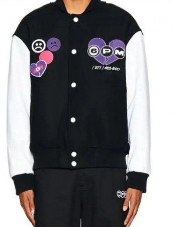 6pm Season College Varsity Jacket