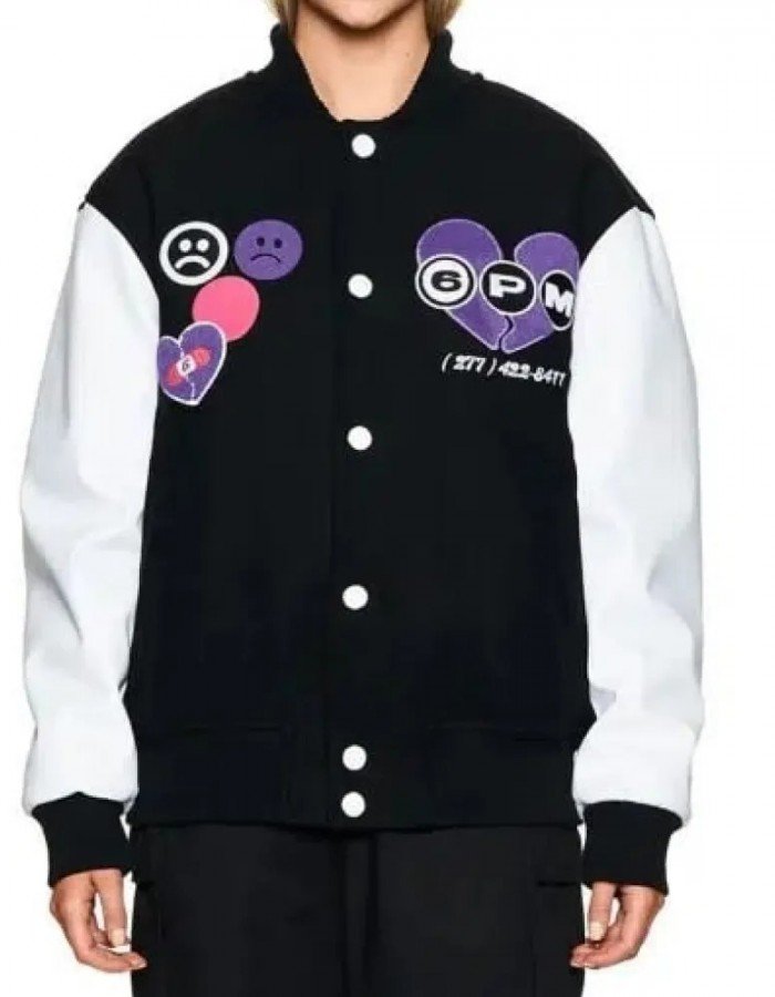6pm Season College Varsity Jacket