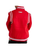 6x Champs Red Bulls Wool Varsity Jacket