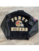 80’s San Francisco 49ers Black Varsity Jacket