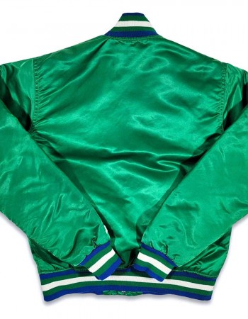 80’s Dallas Mavericks Green Bomber Jacket