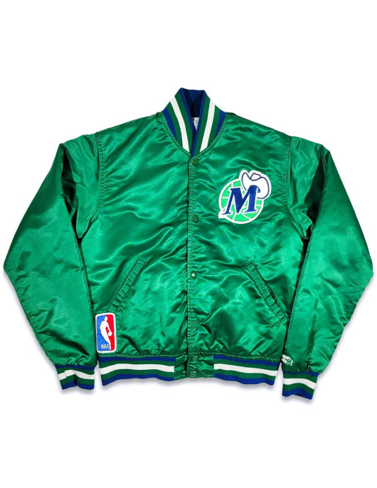 80’s Dallas Mavericks Green Bomber Jacket