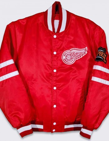 80’s Detroit Red Wings Campbell Red Bomber Jacket
