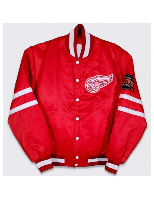 80’s Detroit Red Wings Campbell Red Bomber Jacket