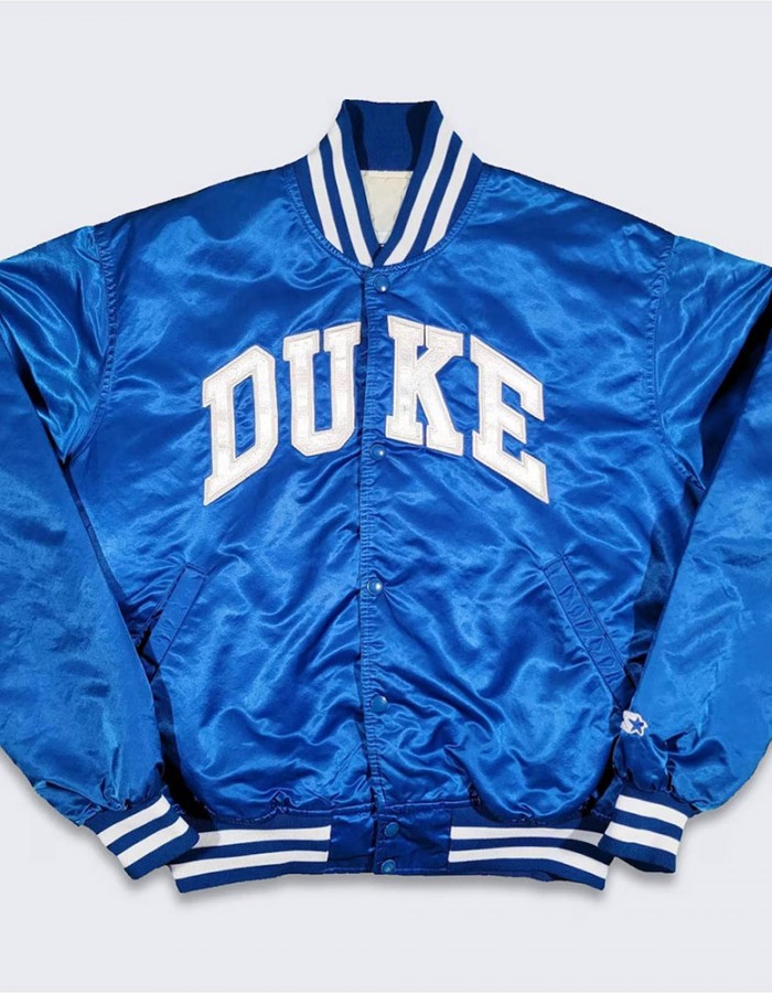 80’s Duke Blue Devils Blue Bomber Jacket