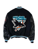 90’s San Jose Sharks Delong Black Varsity Jacket
