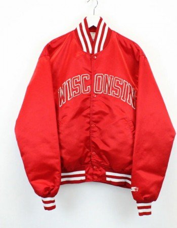 90’s Wisconsin Badgers Red Jacket