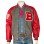 90s Gray Red Letterman Jacket