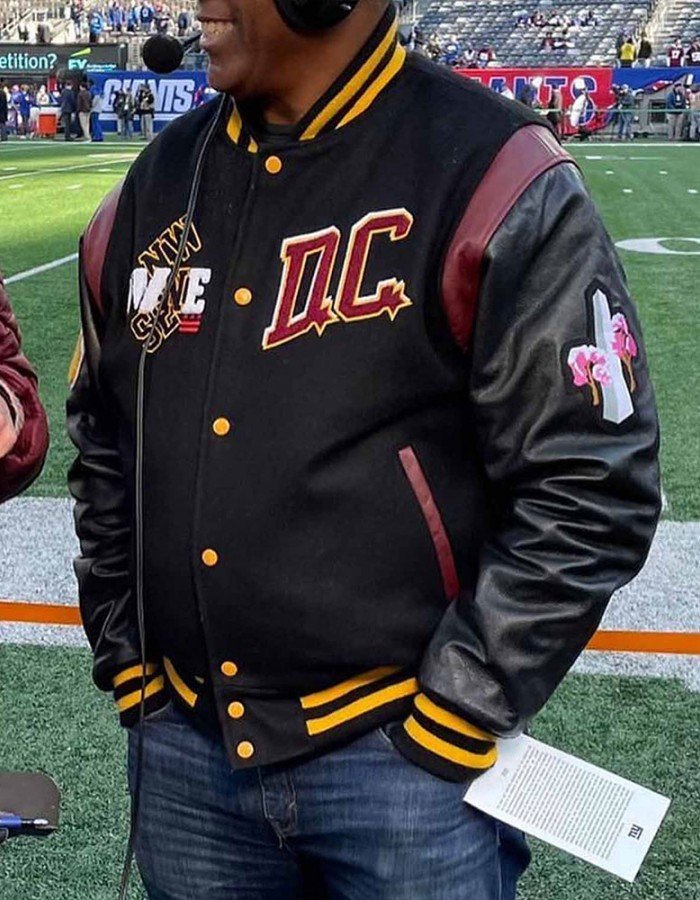90th Anniversary Washington Commanders DC Varsity Jacket