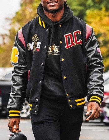 90th Anniversary Washington Commanders DC Varsity Jacket