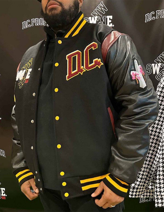 90th Anniversary Washington Commanders DC Varsity Jacket