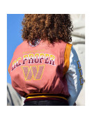 90th Anniversary Washington Commanders DC Varsity Jacket