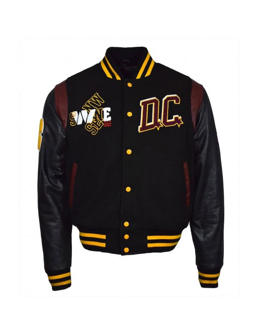 90th Anniversary Washington Commanders DC Varsity Jacket