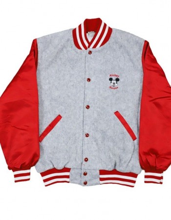 90’s Mickey Mouse Varsity Jacket