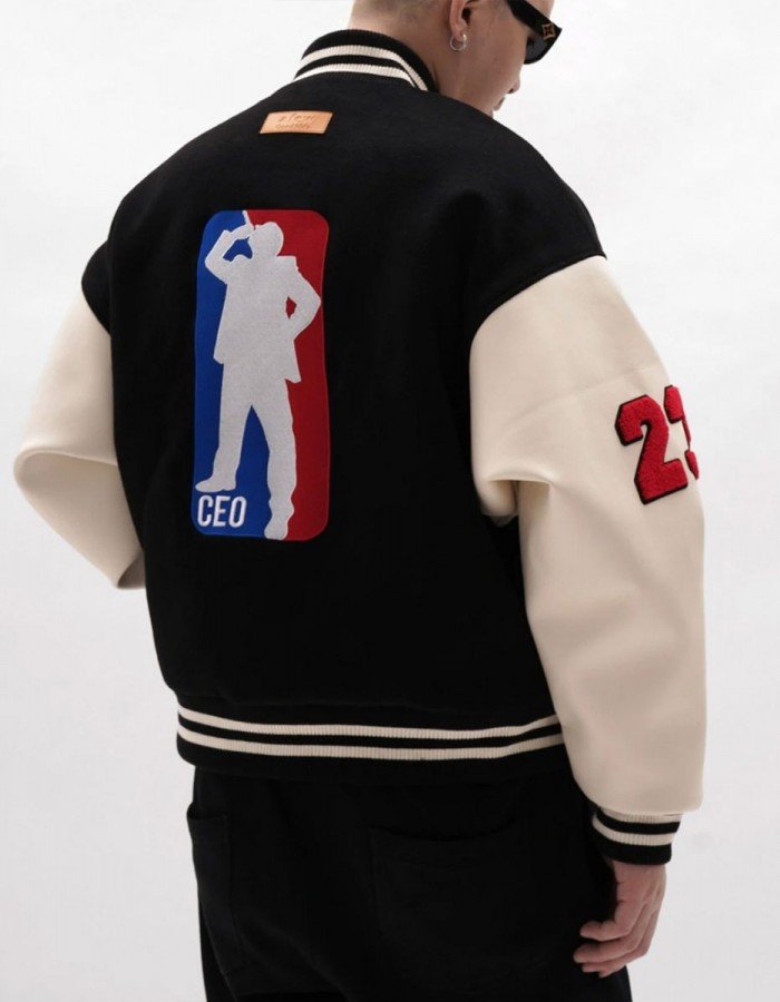 A Few Good Kids CEO Baseball Varsity Black Jacket