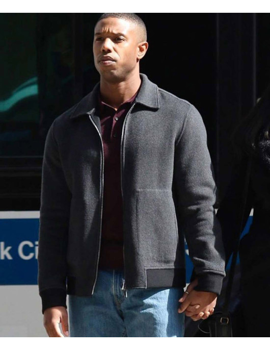 A Journal for Jordan Michael B. Jordan Black Bomber Jacket