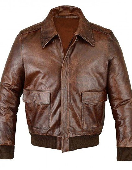 A2 Airforce Aviator Leather Bomber Jacket