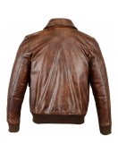 A2 Airforce Aviator Leather Bomber Jacket